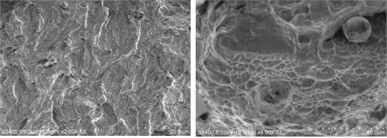 圖11-79快速擴展區形貌圖11-80最終斷裂區韌窩形貌